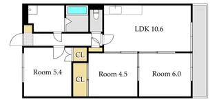 ネクスト倉田【2階】の間取り