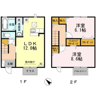 レジデンス南 IIの間取り