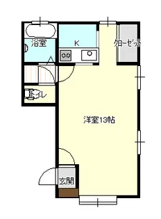 Bフラット【2階】の間取り