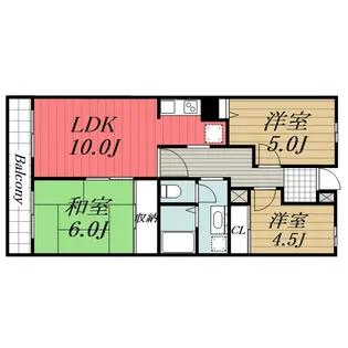 千葉県千葉市中央区都町1【マンション】の間取り