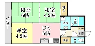 オークラ明治町ビル【4階】の間取り