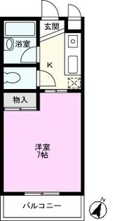 グリーンパーク山下【2階】の間取り