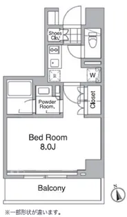 レジディア目黒IV【9階】の間取り