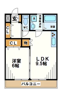 東京都三鷹市新川1【アパート】の間取り