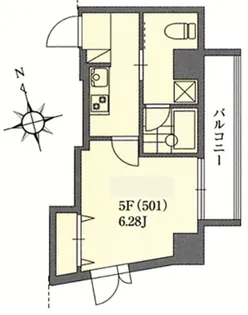COMS SHIROKANE【4階】の間取り
