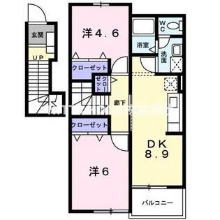 マーヴェラスA【2階】の間取り