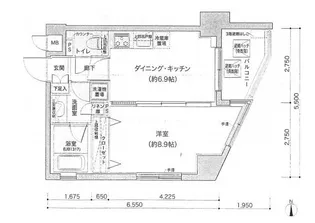 ザ・プレミアムスイート高田馬場【7階】の間取り