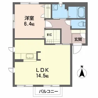 ソルディオ南盛岡【2階】の間取り