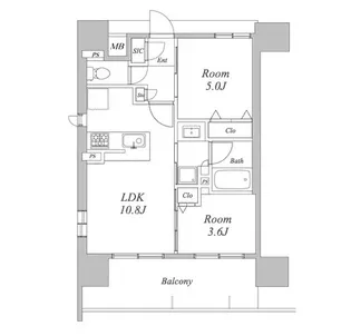 プレサンスロジェ千種駅NORTH【2階】の間取り