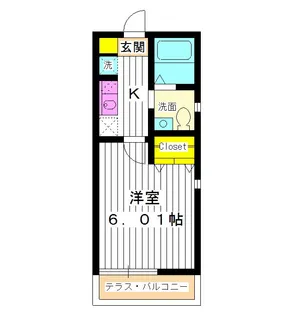 東京都練馬区高松5【マンション】の間取り