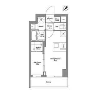シーフォルムモトマチチュウカガイ【2階】の間取り