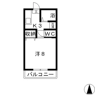 リンデンバウム【1階】の間取り
