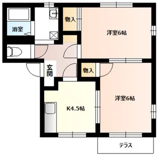 神奈川県海老名市今里2【アパート】の間取り