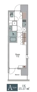 N’sパークレジデンス新宿御苑【9階】の間取り