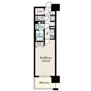 ロイヤルパークスERささしま【2階】の間取り