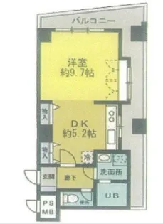 ストーク吉野町弐番館【2階】の間取り