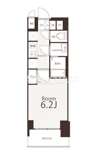 プレサンス名駅南エディフィス【2階】の間取り