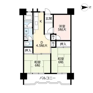 3DKの間取り画像