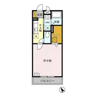 I.ヴィレッジ堀崎【1階】の間取り