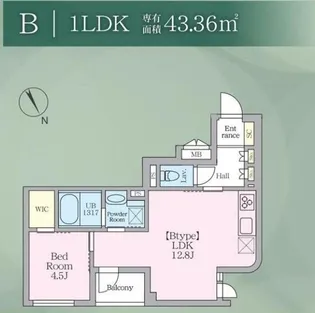 (仮称)阿佐谷南1丁目マンション【1階】の間取り