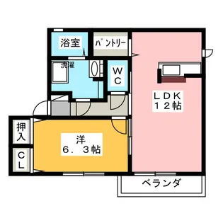 メゾン花菖蒲【2階】の間取り