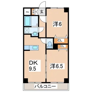 福島県郡山市並木5【マンション】の間取り