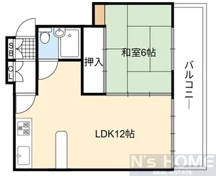 グランドールハタダ【6階】の間取り