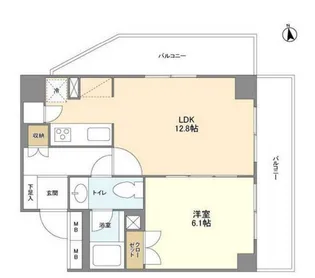 BPRレジデンス代々木【2階】の間取り