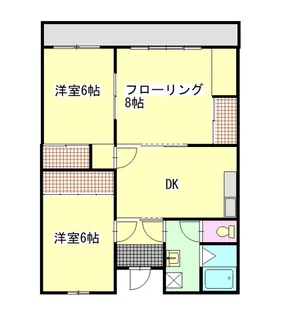 ホワイトパレス【2階】の間取り