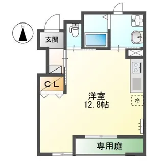 ブリーズパレス【1階】の間取り