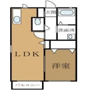 群馬県伊勢崎市宮子町【アパート】の間取り