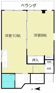 相良ビル【2階】の間取り