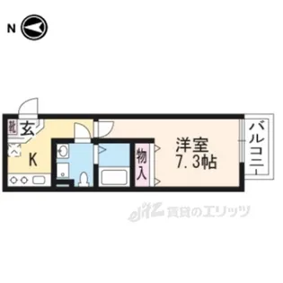 A・CORSO太秦【1階】の間取り