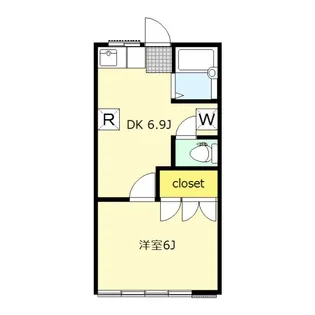ドミール・ドゥ【2階】の間取り