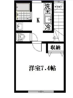 ボーセジュール【2階】の間取り