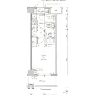 スカイコートグレイス調布【2階】の間取り