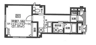 a la mode【2階】の間取り