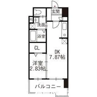 グランフォーレプライム博多【11階】の間取り