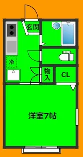 千葉県習志野市谷津1【アパート】の間取り