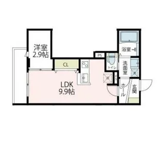 フィオーレエスパシオ【2階】の間取り