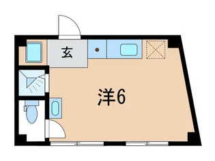福の荘【4階】の間取り