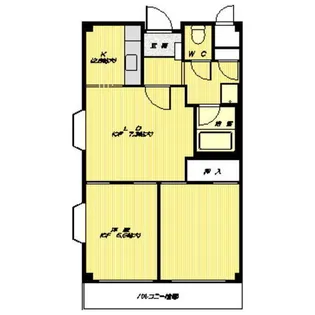 コーポクローバー【3階】の間取り