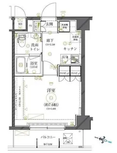 クレイシア世田谷船橋【4階】の間取り