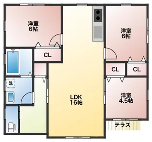 宮城県仙台市太白区中田4【一戸建】の間取り