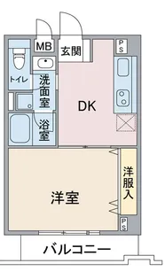 K.Sグランディール【2階】の間取り