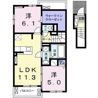 キエロコティ【2階】の間取り