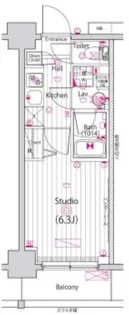 グランド・ガーラ横浜【5階】の間取り