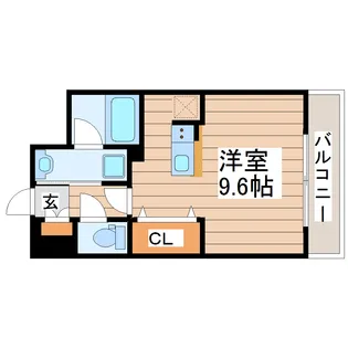 オハアスール【4階】の間取り