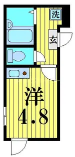 ゼネラルハイツ平井II【1階】の間取り