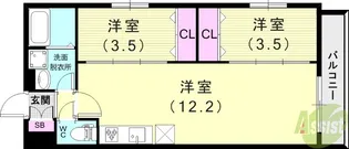 Tio Sereno【2階】の間取り